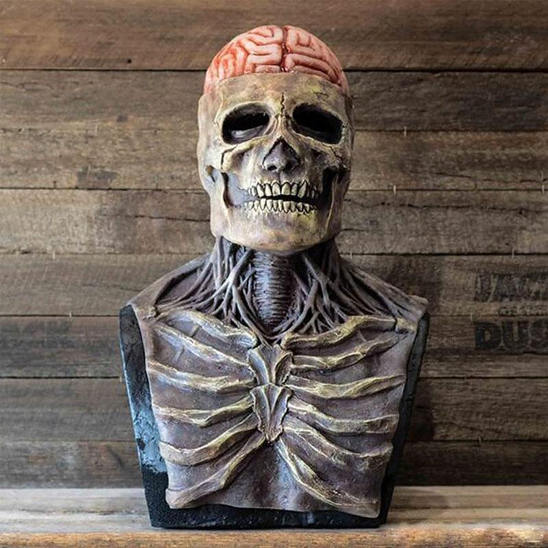 Masque de Halloween avec Détail de Cerveau