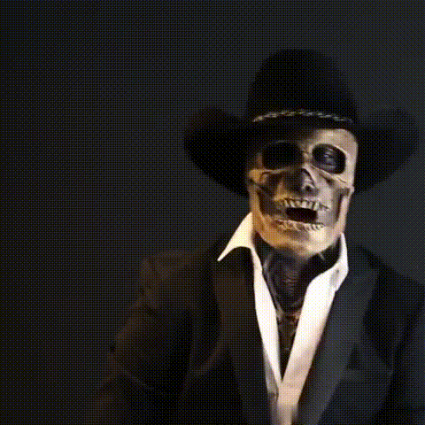 Masque de Halloween avec Détail de Cerveau
