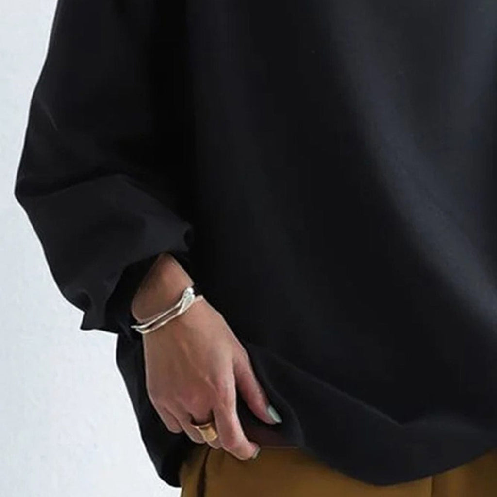 Sophie - Haut Chic Oversize Col Montant