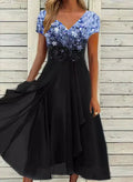 Robe de soirée en chiffon pour femmes