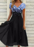 Camille - Robe Longue Florale Élégante Femme