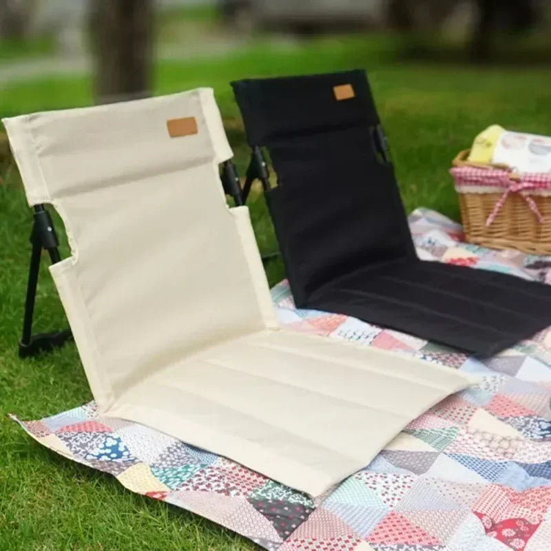 TREKASE Chaise de camping pliante | Ultra légère et résistante aux intempéries | Cadre en aluminium | Rembourrée pour un confort supplémentaire | Facile à monter