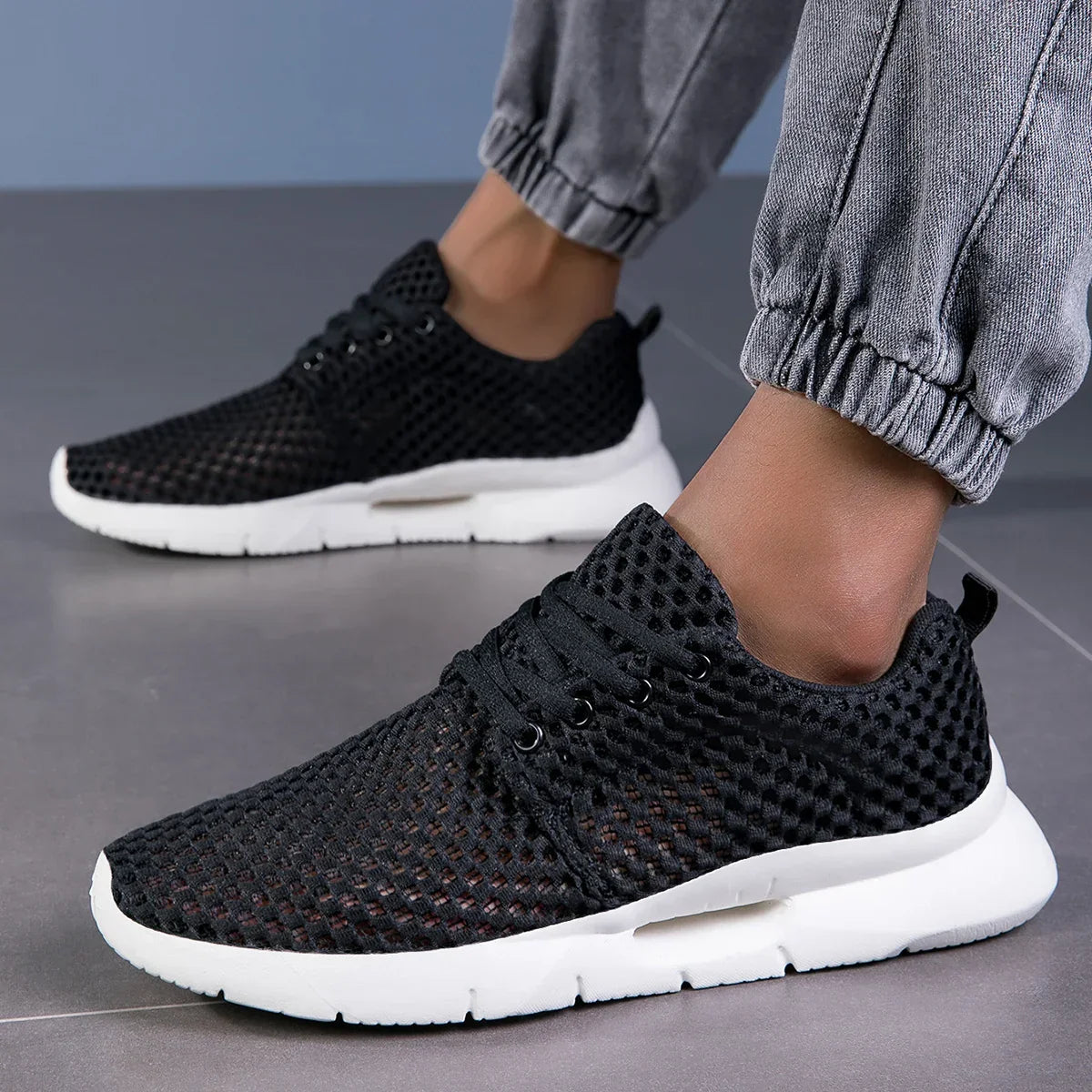 Deilo | Baskets de loisirs confortables avec maille aérienne