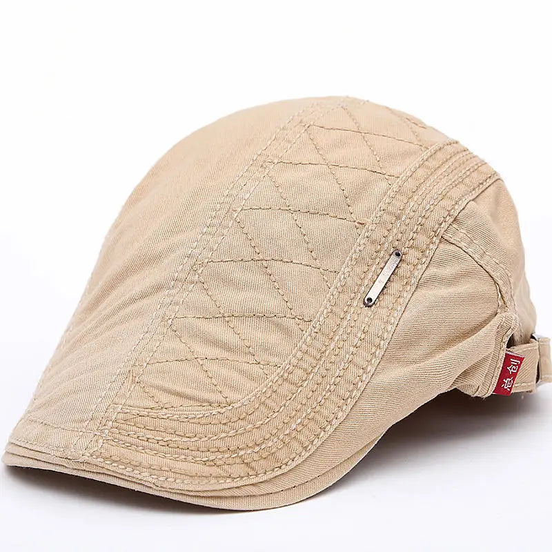 Domin | Casquette plate en coton matelassé
