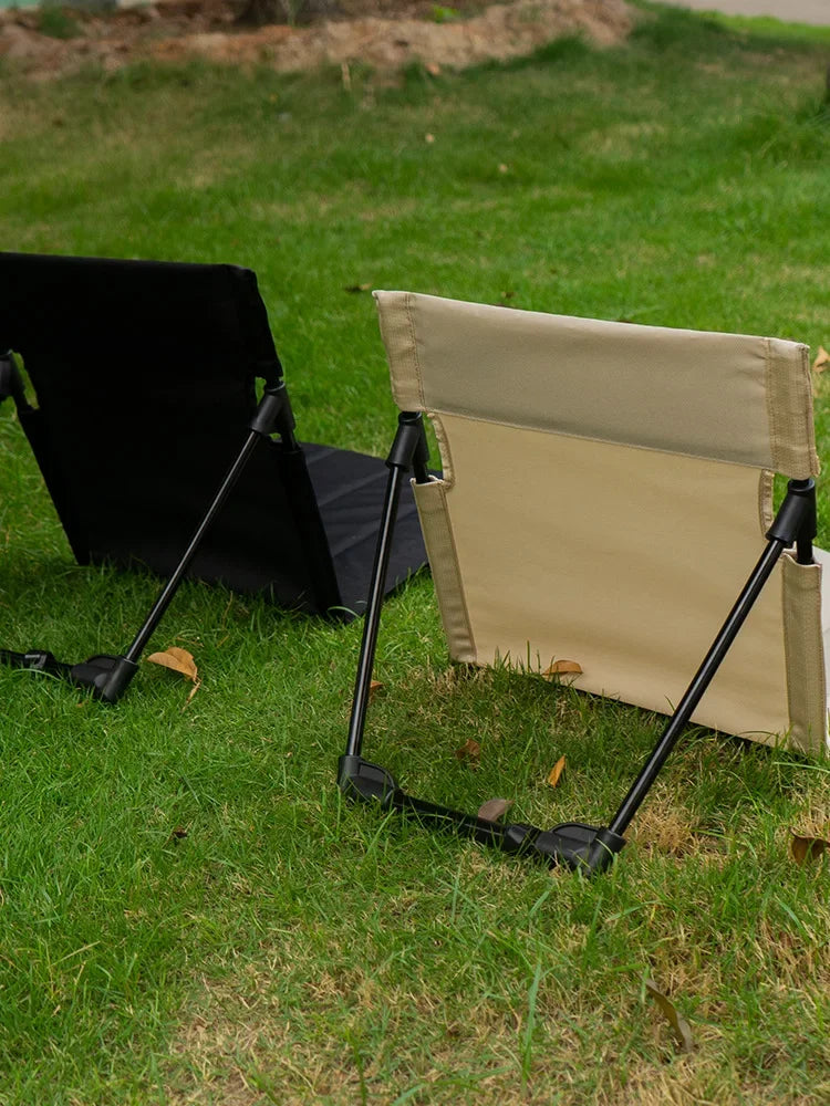 TREKASE Chaise de camping pliante | Ultra légère et résistante aux intempéries | Cadre en aluminium | Rembourrée pour un confort supplémentaire | Facile à monter