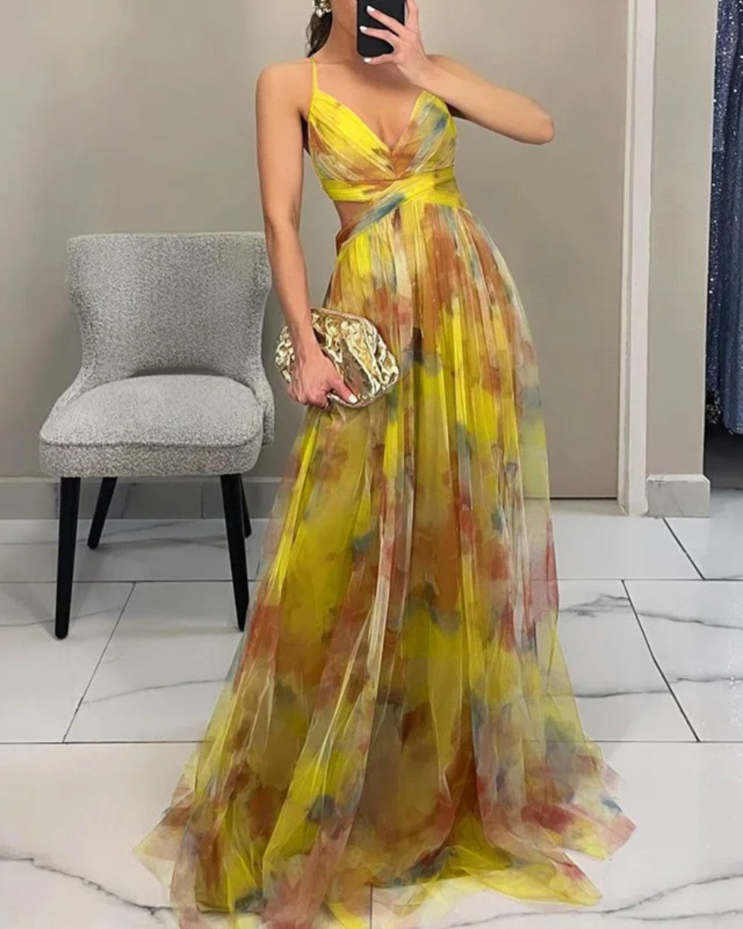 Giselle - Robe Maxi Florale Captivante
