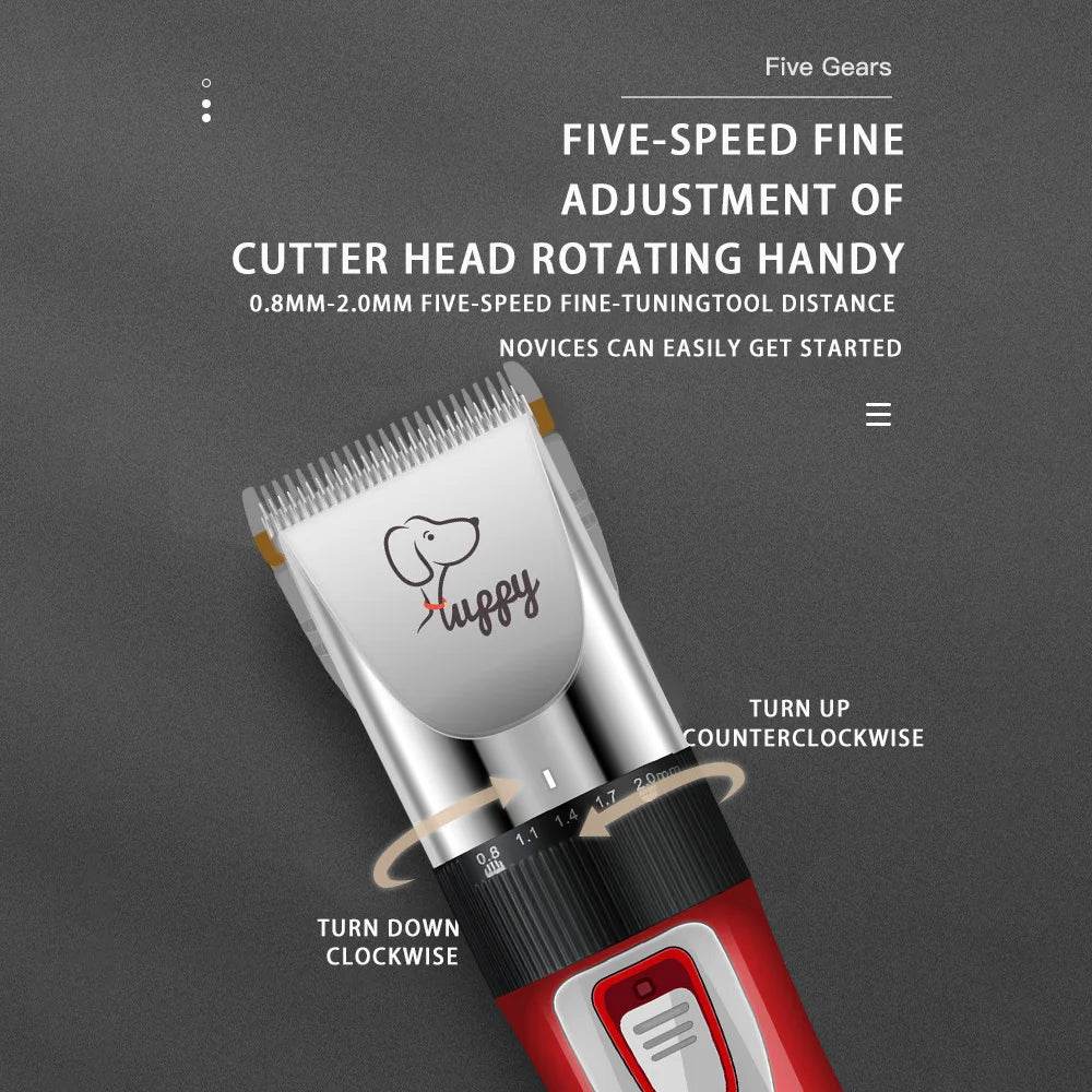 Tondeuse à cheveux TrimBuddy ProCut | Sans fil & Rechargeable | Pour Chien, Chat & Lapin | 120 Min. Autonomie de la batterie | Silencieuse & Précise