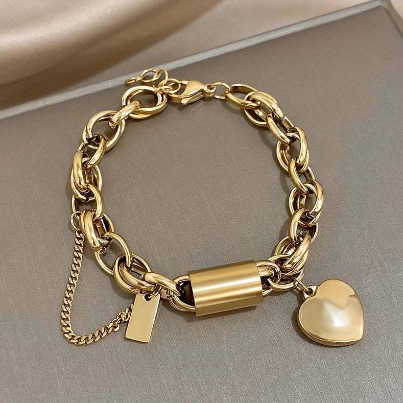 Bracelet Massif Réconfortant | Or