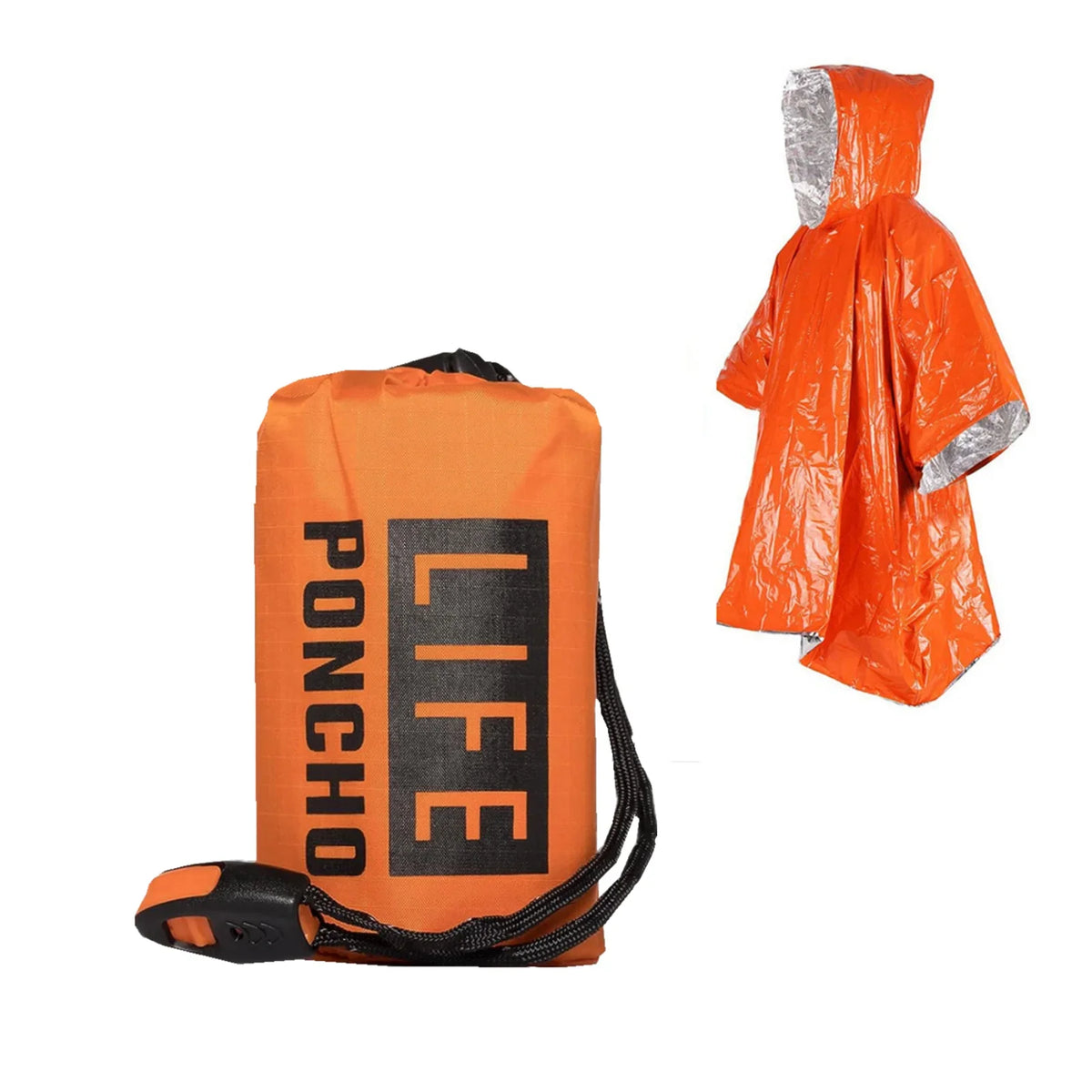 Poncho de Pluie Pliable – Protection contre le Temps et le Vent