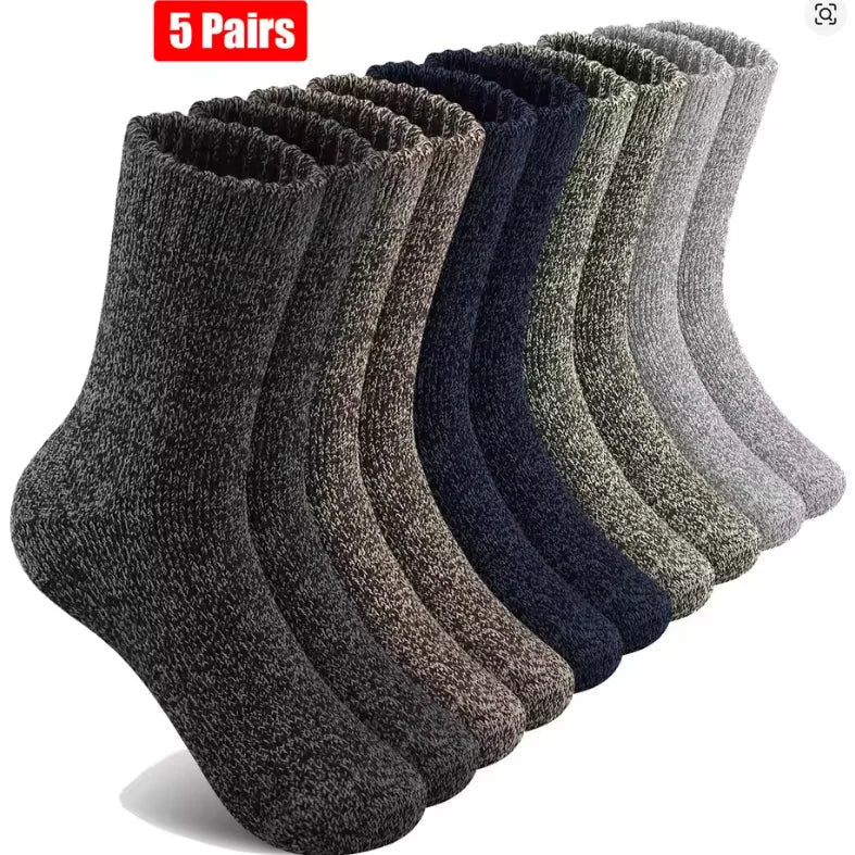 Chaussettes en Laine Mérinos Extra Chaudes pour la Randonnée Unisexe 38-46