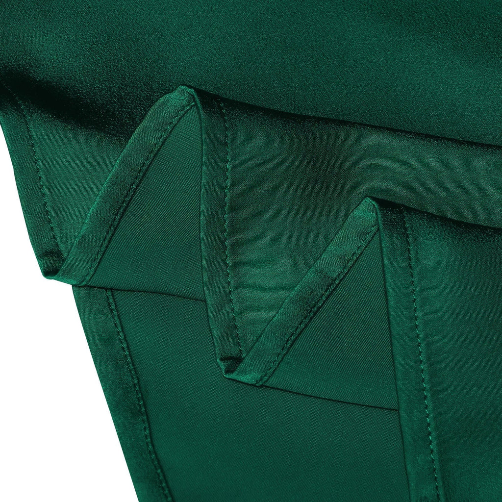 Rochelle | Robe en satin féminine avec décolleté halter