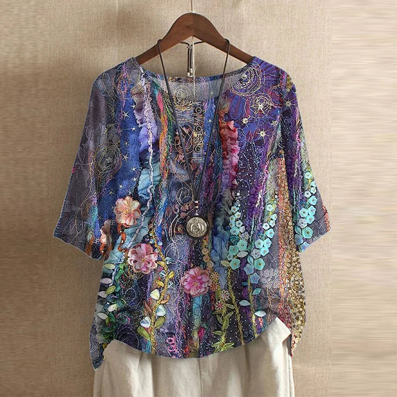 Anya™ | Blouse rétro inspirée