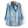 Gianna | Manteau en denim cape décontracté pour le quotidien