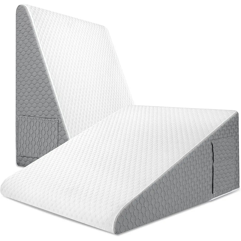 Coussin Triangulaire Élevé pour Reflux Acide Nocturne Après Chirurgie