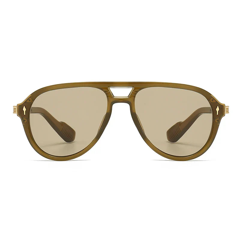 Lunettes de Soleil Aviateur Rétro Jade