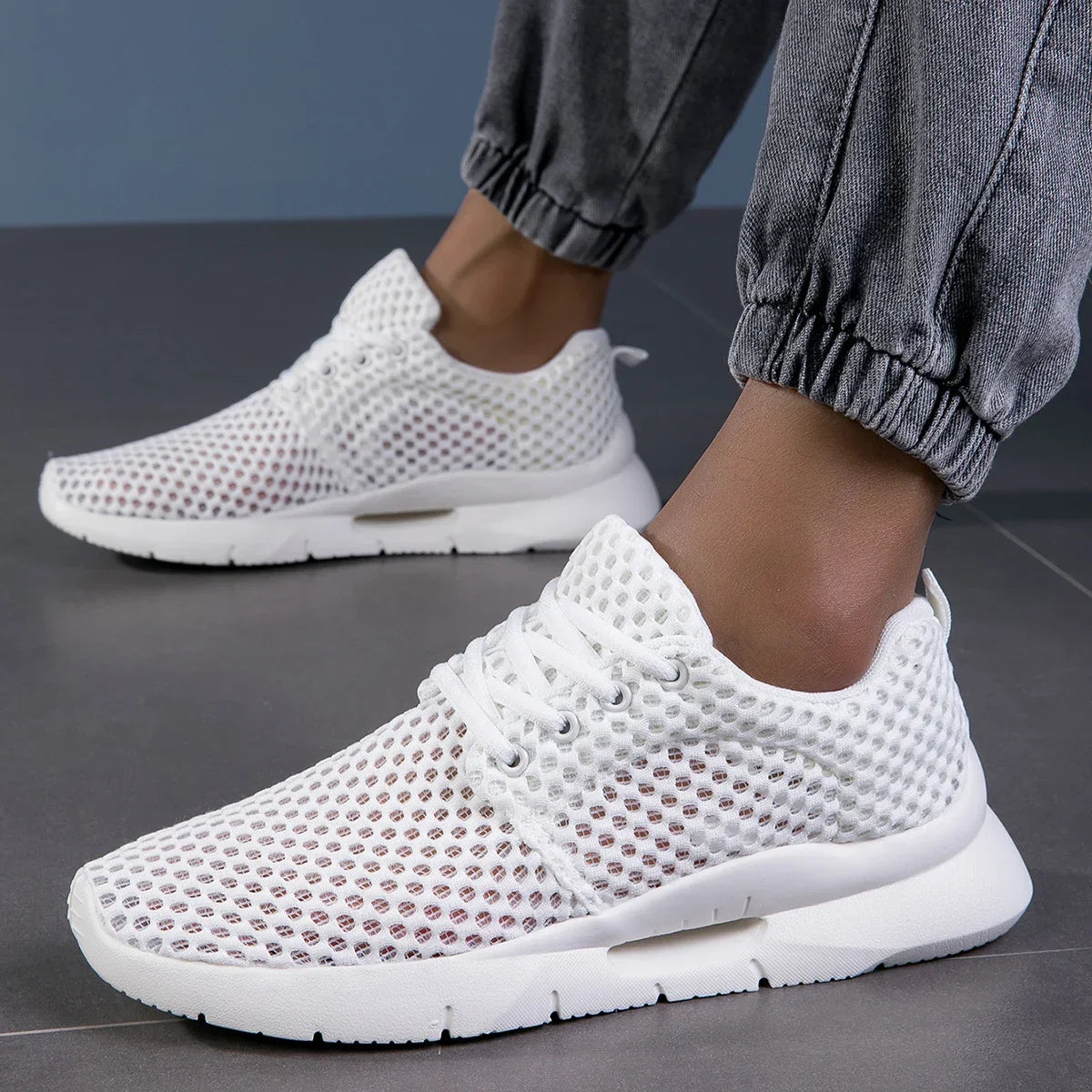 Deilo | Baskets de loisirs confortables avec maille aérienne