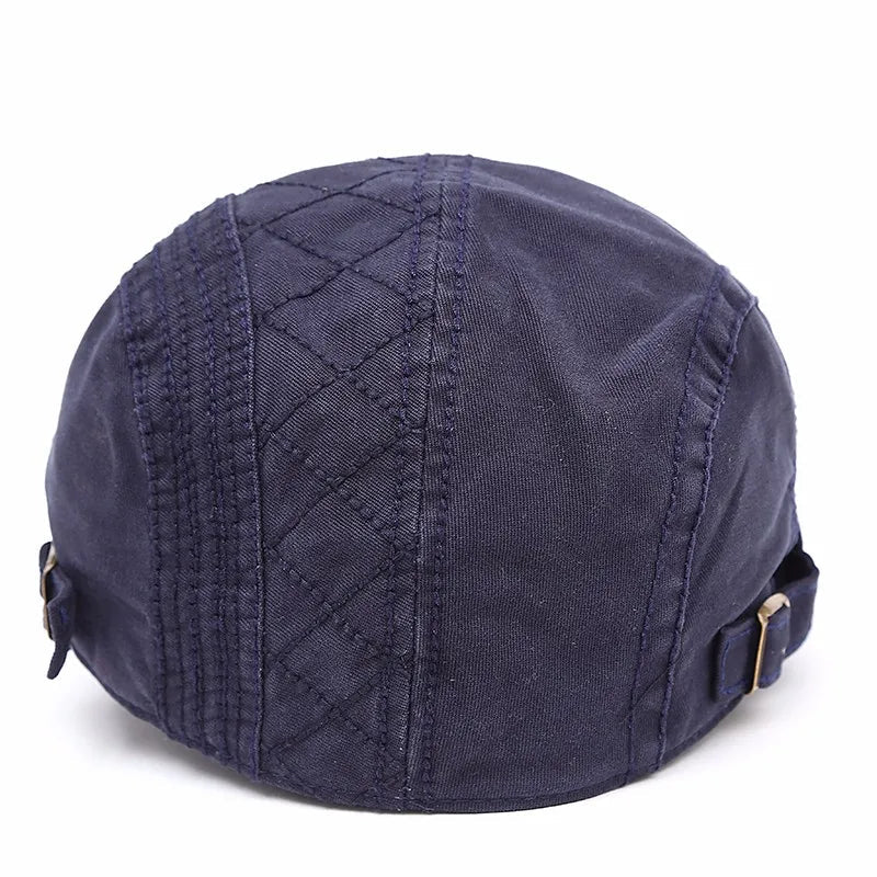 Domin | Casquette plate en coton matelassé