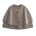 Gabrielle – Gilet En Maille Avec Cape, À La Fois Élégant Et Stylé