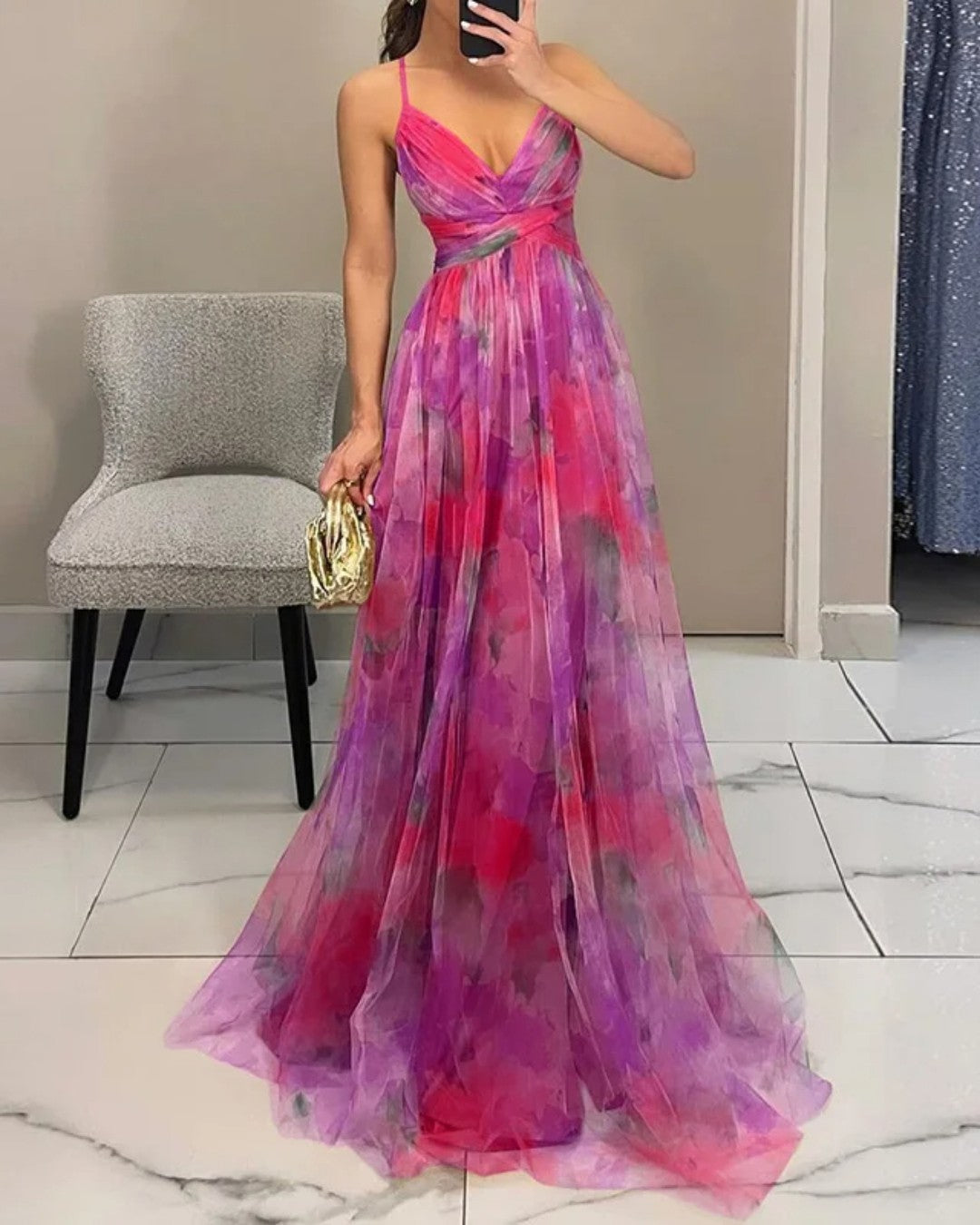 Giselle - Robe Maxi Florale Captivante