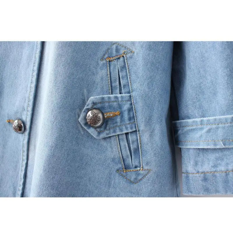 Gianna | Manteau en denim cape décontracté pour le quotidien