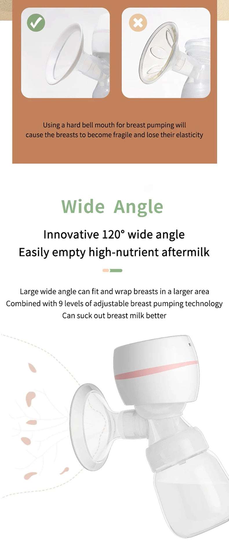 LuxiMilk Ultra Efficacité Tire-lait | Production maximale de lait avec un confort inégalé