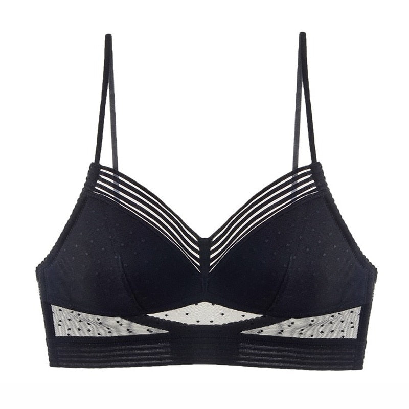 Soutien-gorge invisible dos nu en dentelle push-up lingerie fine