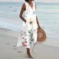 Cavi | Robe d'été sans manches avec imprimé floral