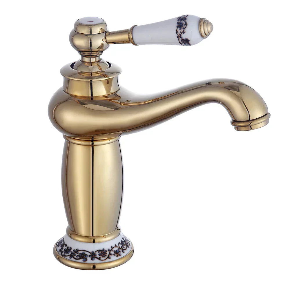 Robinet de Salle de Bain Vintage Luxe pour Intérieurs Élégants