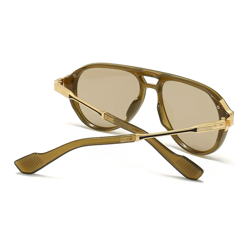 Lunettes de Soleil Aviateur Rétro Jade