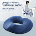OrthoRelax | Coussin de siège en mousse à mémoire | Soulagement pour le coccyx et la colonne vertébrale | Ergonomique et confortable