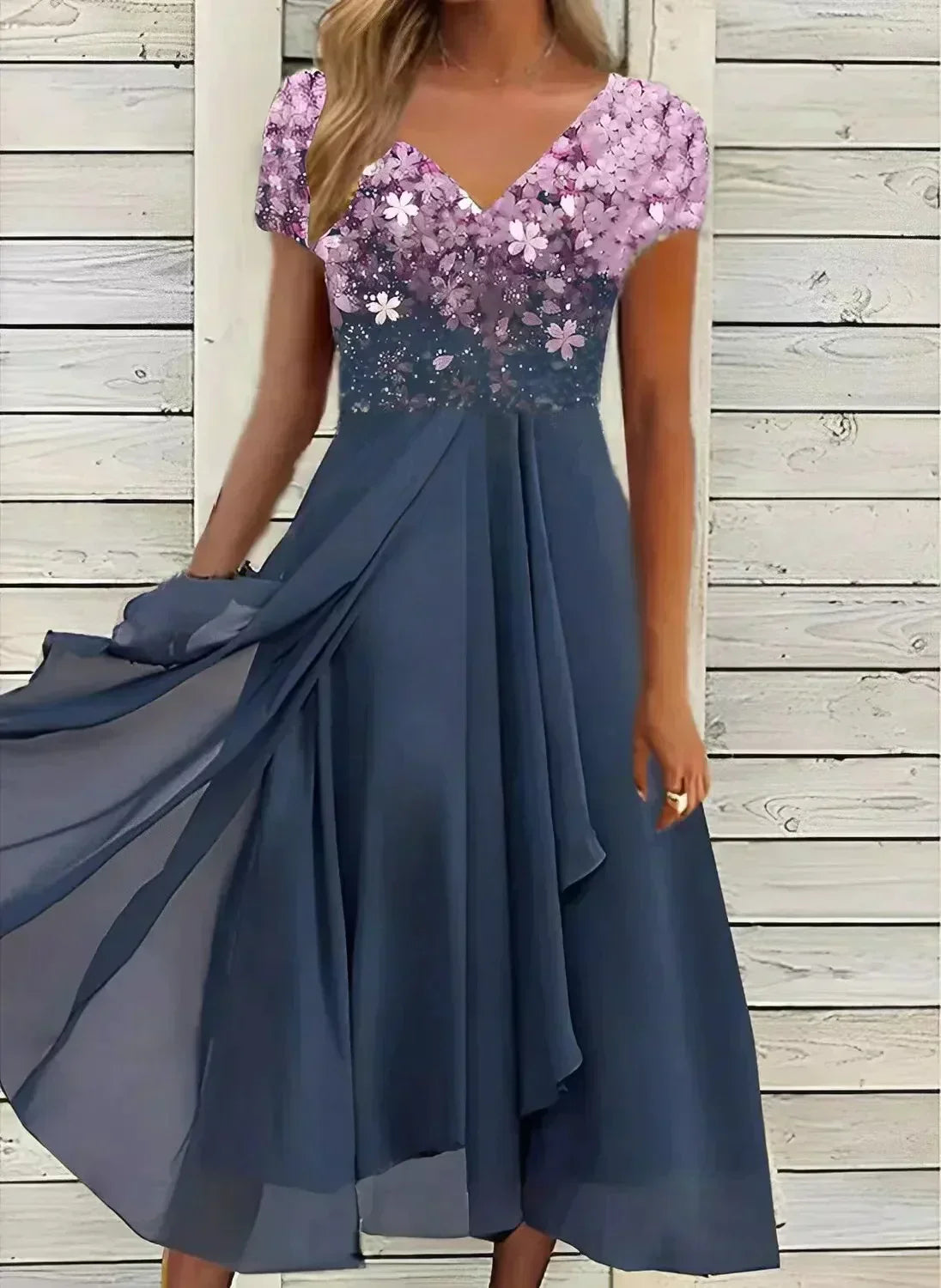 Robe en Chiffon pour Femmes