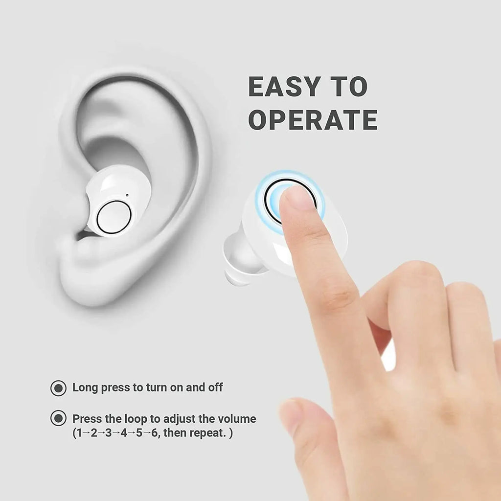 Appareils Auditifs Bluetooth avec Contrôle par Application – Rechargeables, Design Compact pour une Clarté Sonore Améliorée et Plusieurs Modes d'Écoute