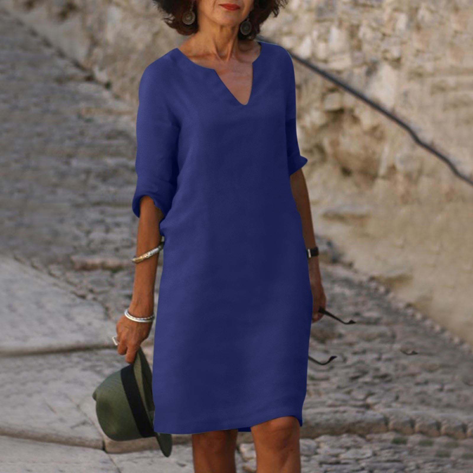 Luigia - Robe d'été avec couverture du ventre
