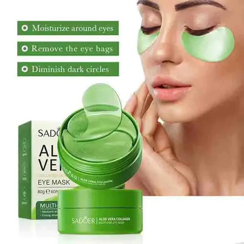 AloeGlow – Masques Oculaires au Collagène pour Cernes