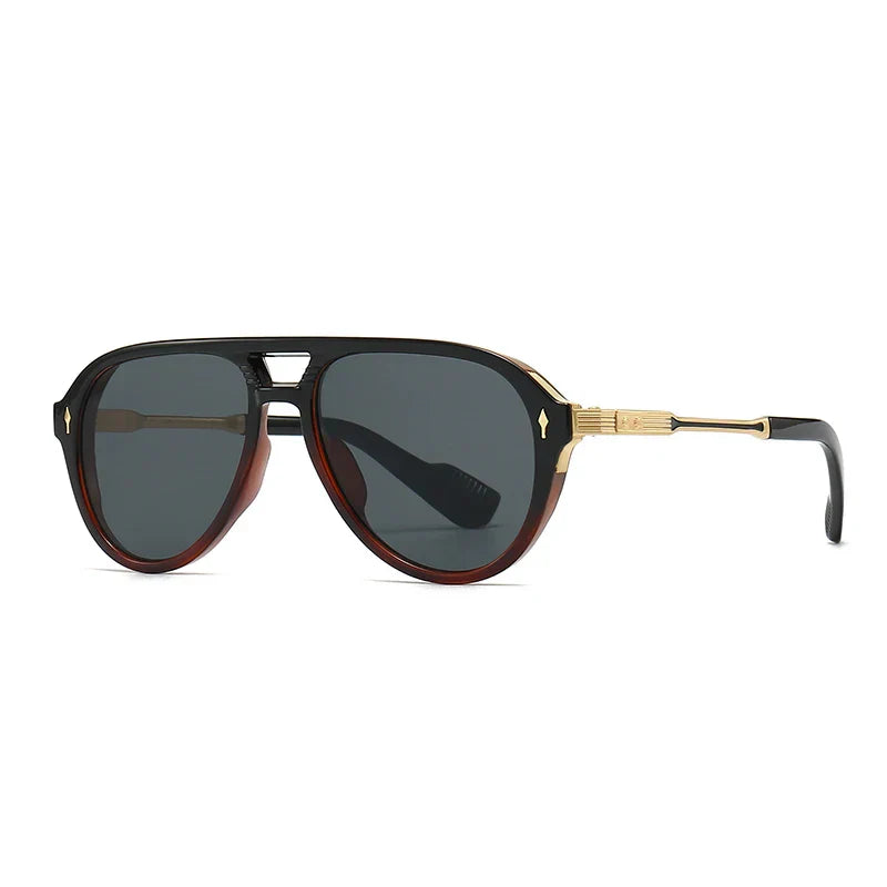 Lunettes de Soleil Aviateur Rétro Jade