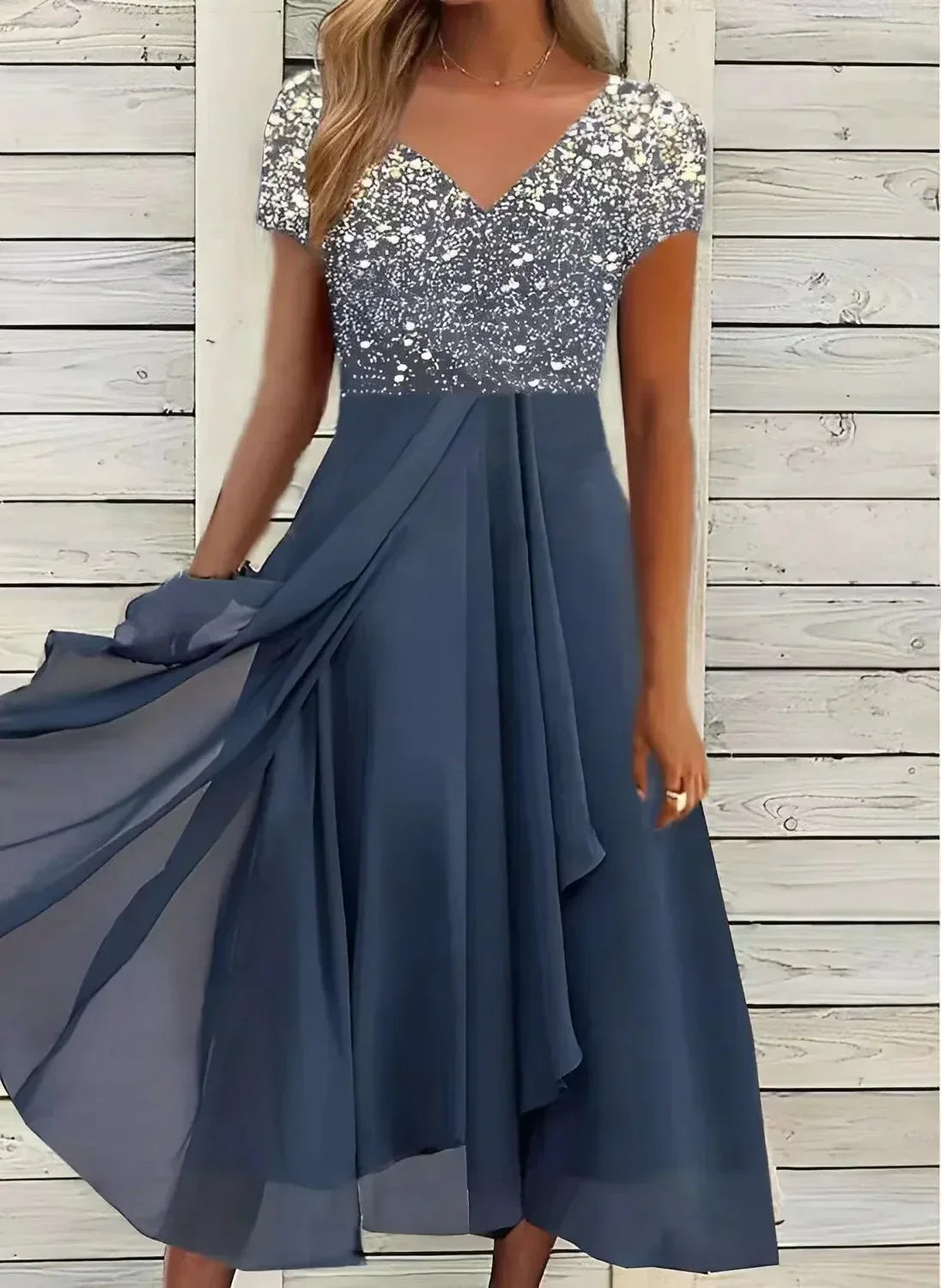 Robe en Chiffon pour Femmes