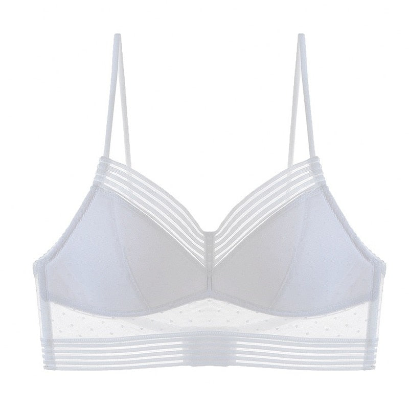 Soutien-gorge invisible dos nu en dentelle push-up lingerie fine