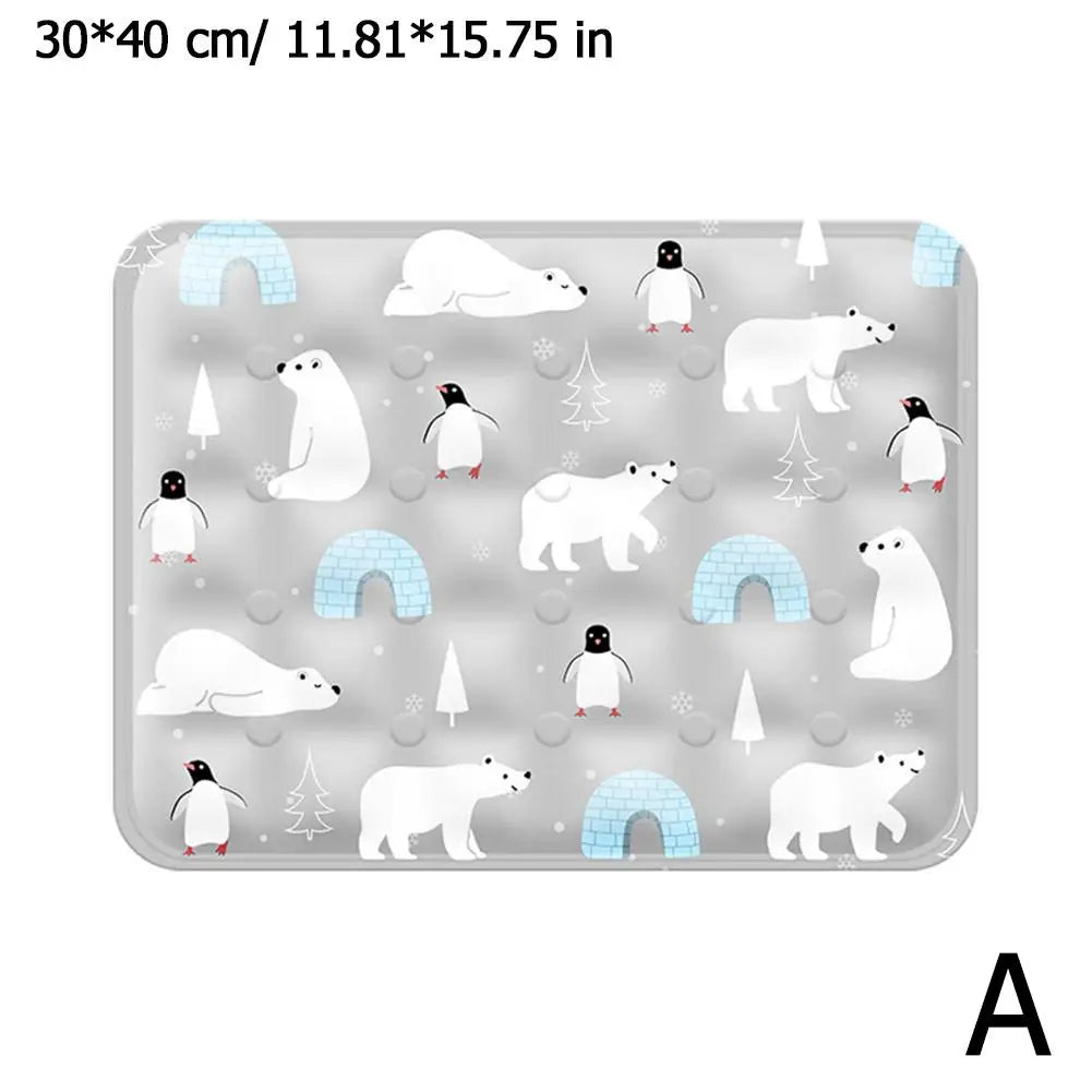 FrostPaws Tapis Refroidissant pour Chiens & Chats | Réutilisable & Rempli de Gel | Pour l'Été & les Voyages | PVC