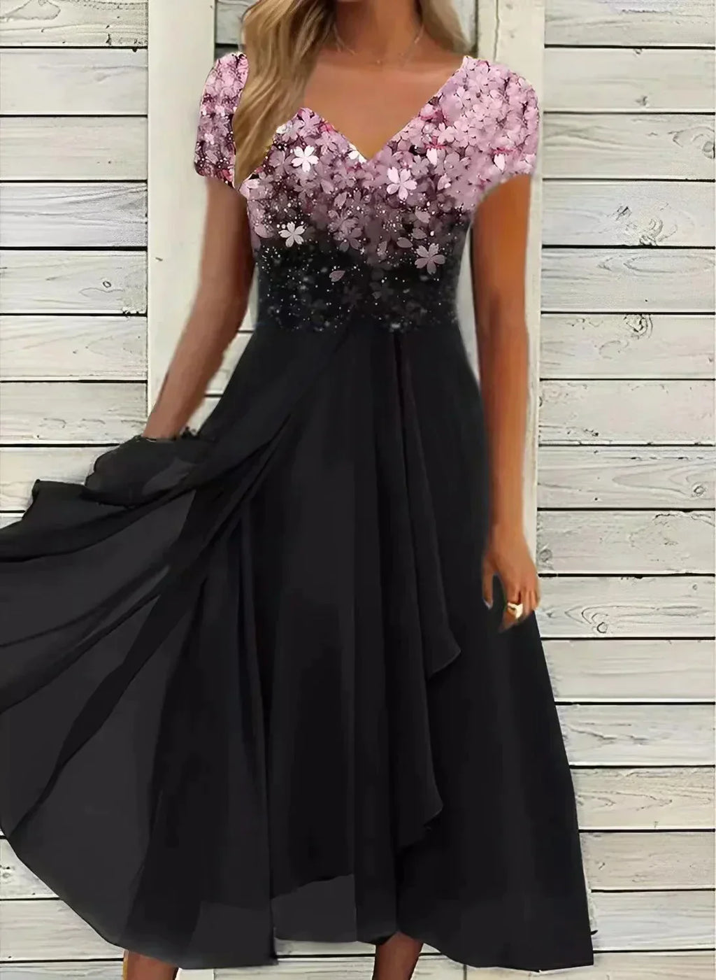 Robe en Chiffon pour Femmes