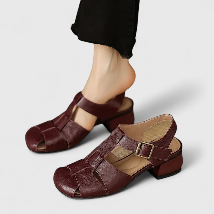 Elodie | Sandales élégantes pour femmes, cuir de haute qualité.