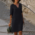Luigia - Robe d'été avec couverture du ventre