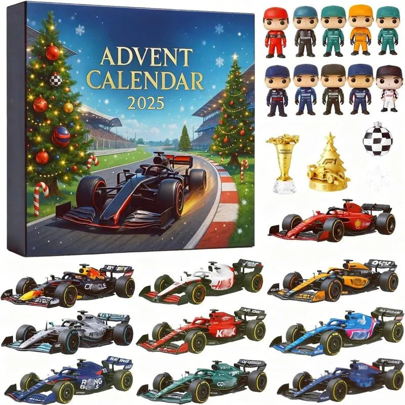 Calendrier de l'Avent Formule 1 2026 – 24 Jours de Surprises de Course