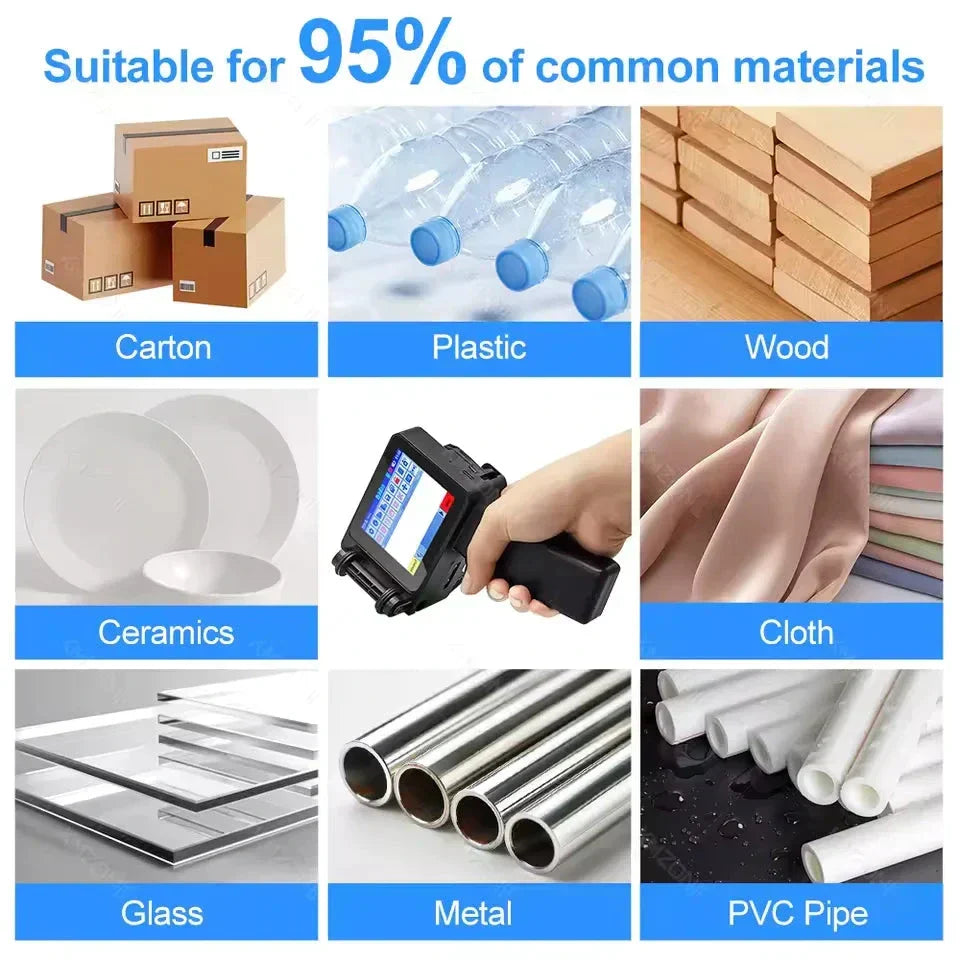 Imprimante à jet d'encre portable PrintEase | Imprimante compacte et polyvalente pour les déplacements