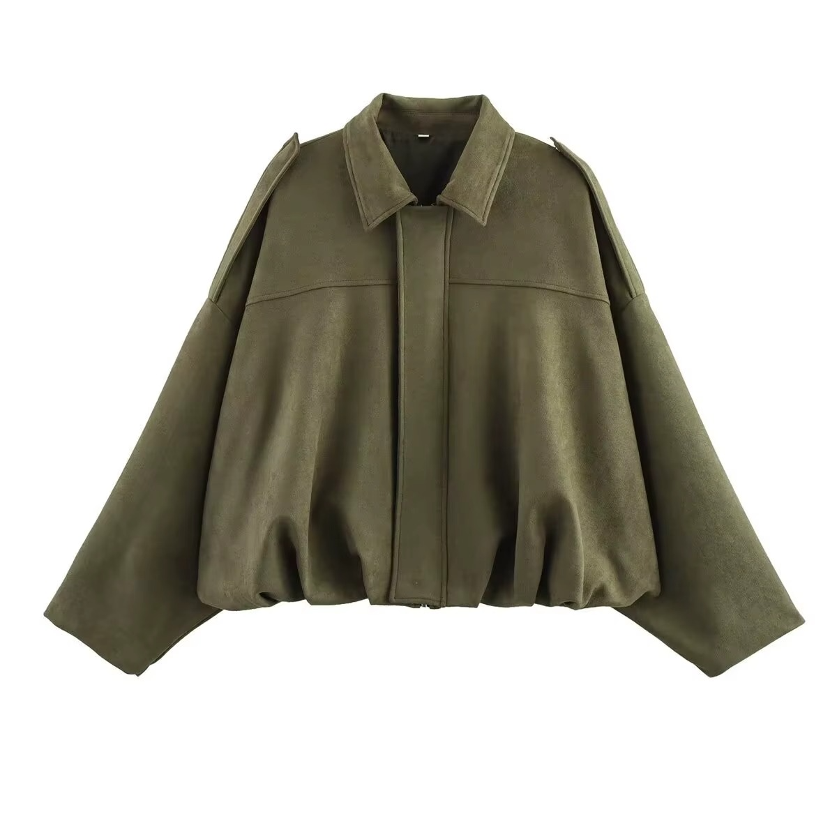Veste Bomber Vintage Oversized pour Femmes