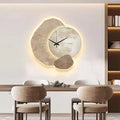 Horloge Murale Luxe Scandinave – Design Moderne avec Éclairage