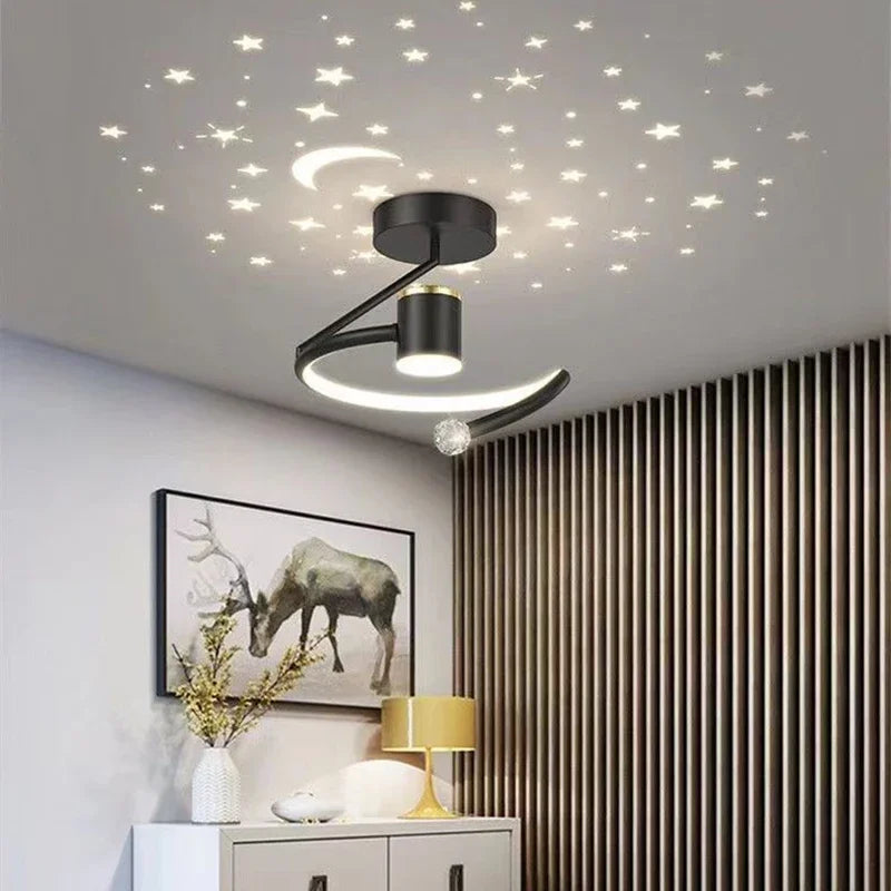 Lustre LED Moderne Plafond Étoile