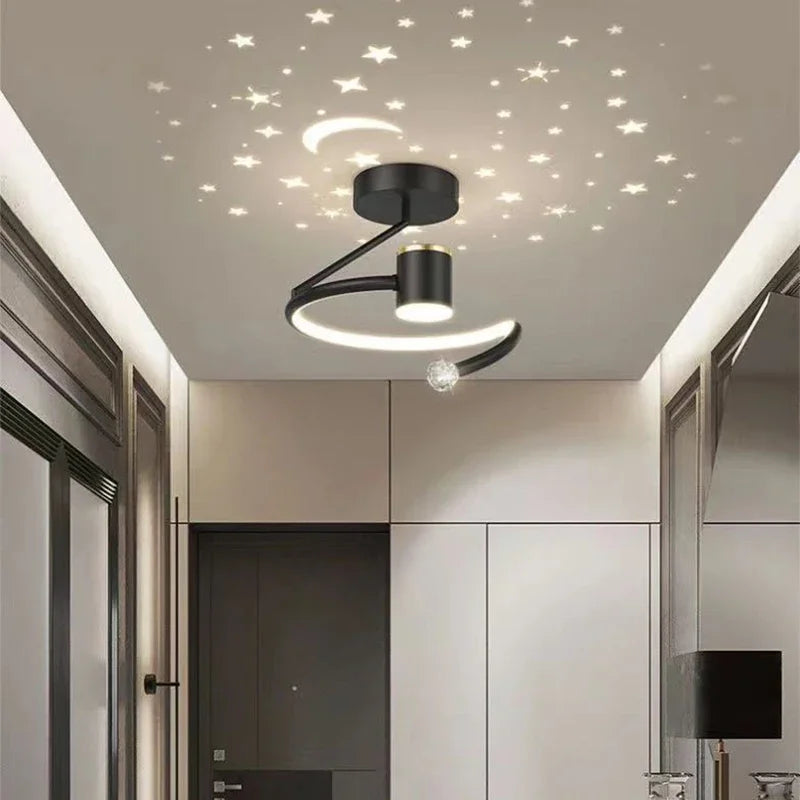 Lustre LED Moderne Plafond Étoile
