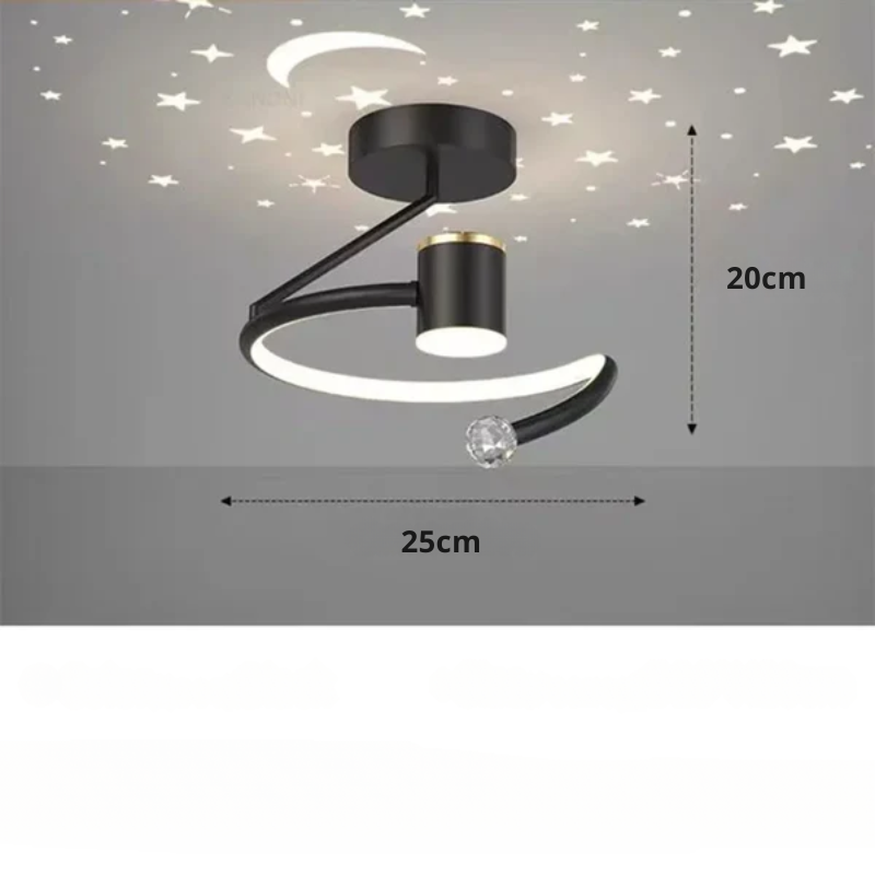 Lustre LED Moderne Plafond Étoile