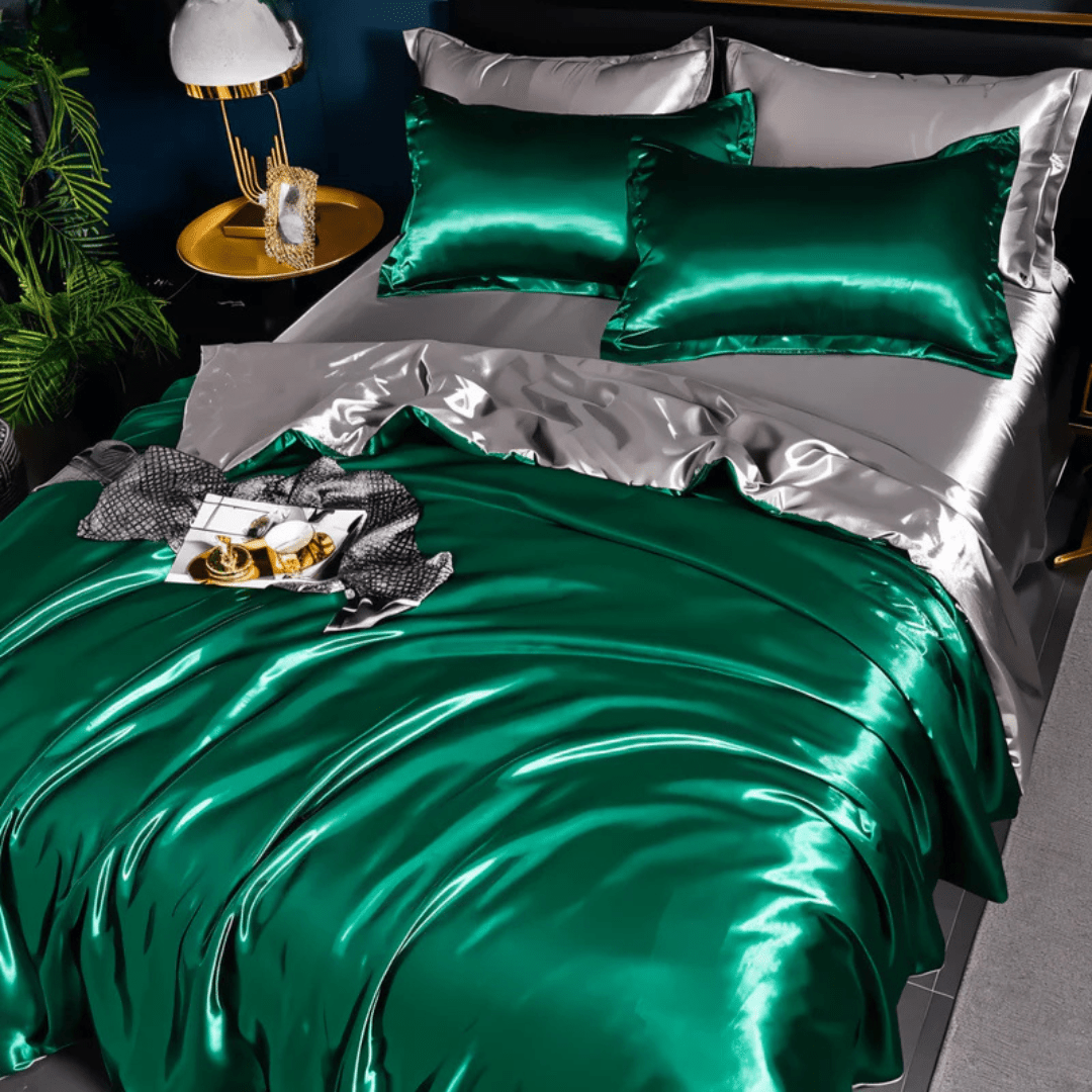 PURELISS – Ensemble de draps en soie luxueuse pour un confort optimal