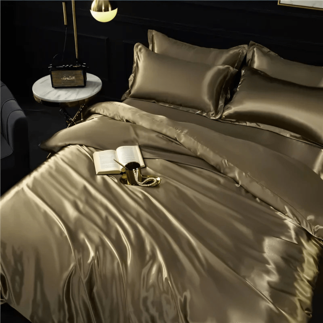 PURELISS – Ensemble de draps en soie luxueuse pour un confort optimal